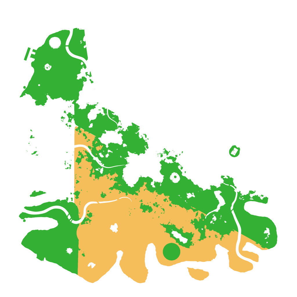 Biome Rust Map: Procedural Map, Size: 4500, Seed: 1306585063