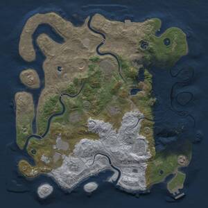 Thumbnail Rust Map: Procedural Map, Size: 4250, Seed: 1550639888, 17 Monuments