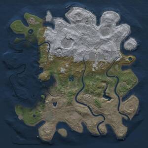 Thumbnail Rust Map: Procedural Map, Size: 4250, Seed: 1022955024, 16 Monuments