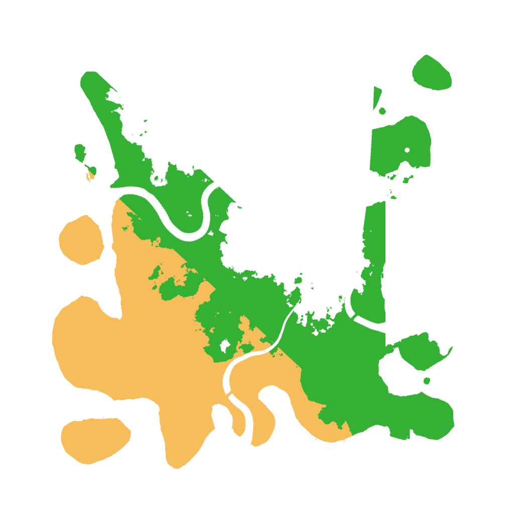 Biome Rust Map: Procedural Map, Size: 3000, Seed: 891717