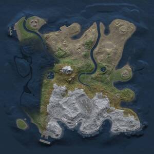Thumbnail Rust Map: Procedural Map, Size: 2900, Seed: 202022, 9 Monuments