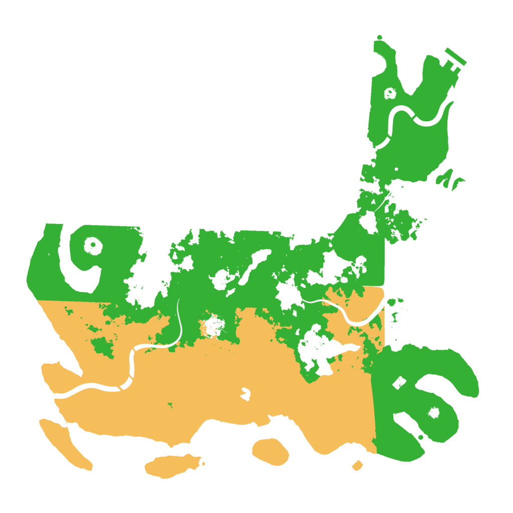 Biome Rust Map: Procedural Map, Size: 4250, Seed: 871637569