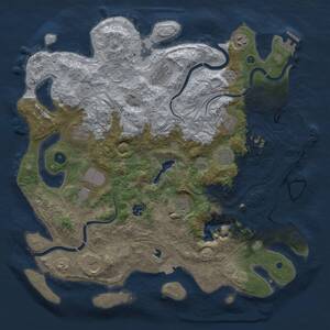 Thumbnail Rust Map: Procedural Map, Size: 4250, Seed: 871637569, 16 Monuments
