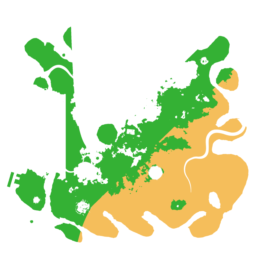 Biome Rust Map: Procedural Map, Size: 3500, Seed: 385431486