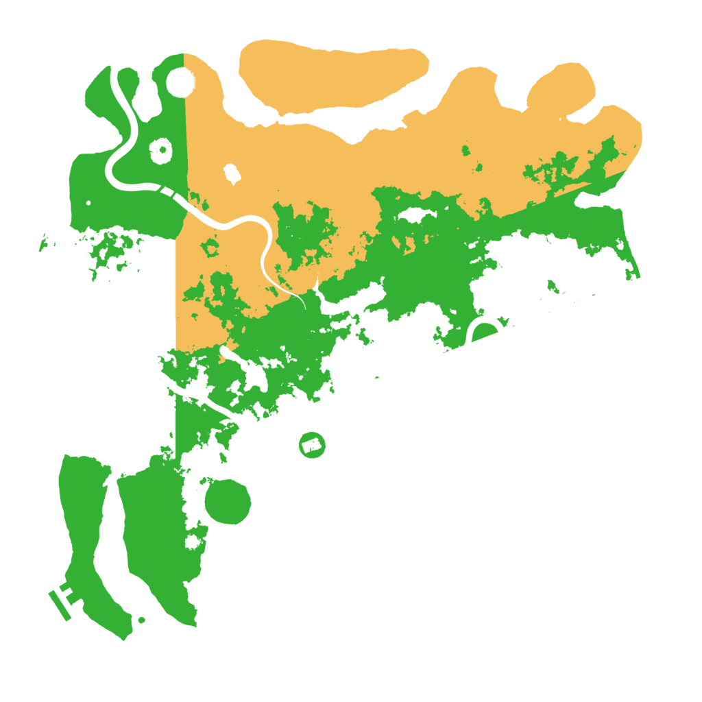 Biome Rust Map: Procedural Map, Size: 4250, Seed: 572887326