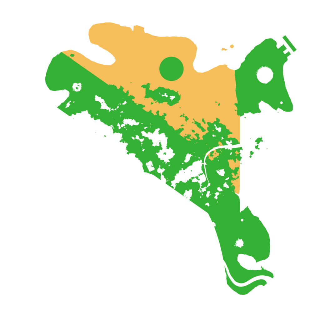 Biome Rust Map: Procedural Map, Size: 3500, Seed: 378782397