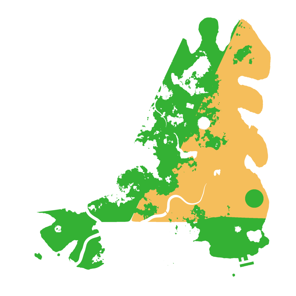 Biome Rust Map: Procedural Map, Size: 4250, Seed: 459373670