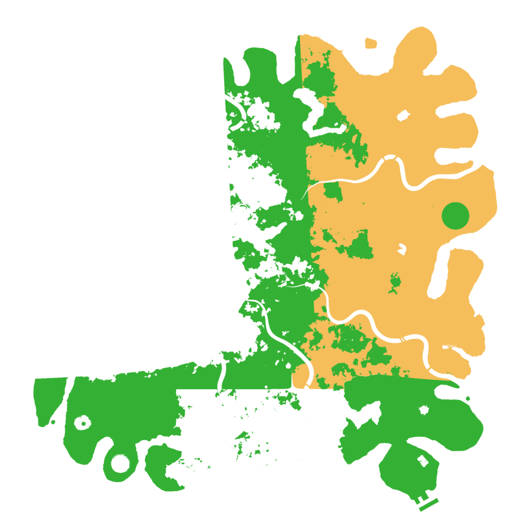 Biome Rust Map: Procedural Map, Size: 5000, Seed: 313727870