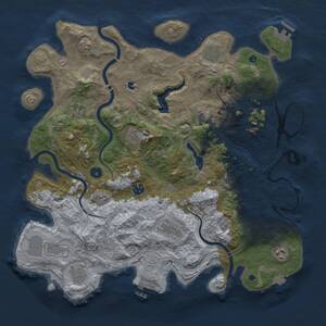 Thumbnail Rust Map: Procedural Map, Size: 4250, Seed: 1391659065, 16 Monuments