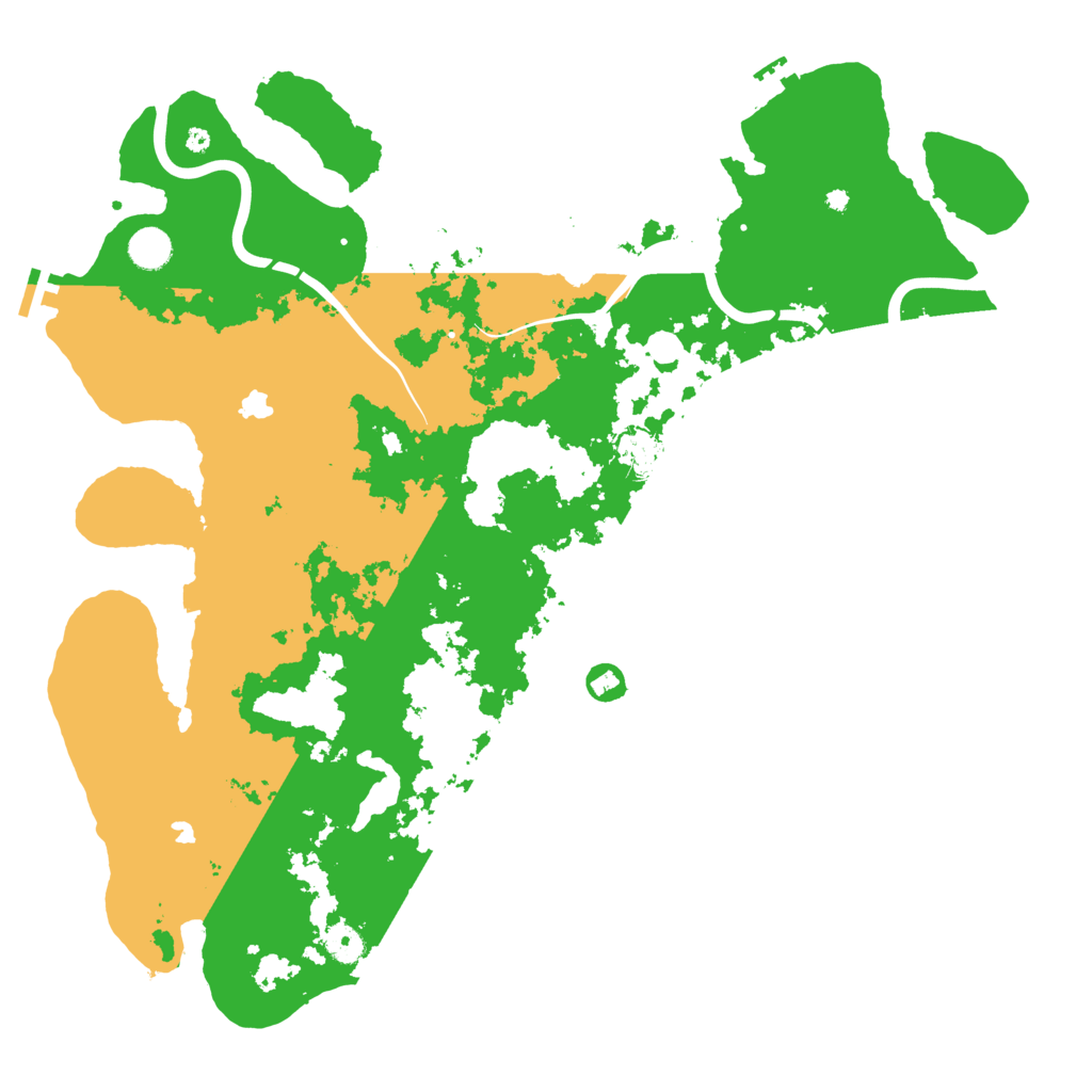 Biome Rust Map: Procedural Map, Size: 4500, Seed: 1619742437