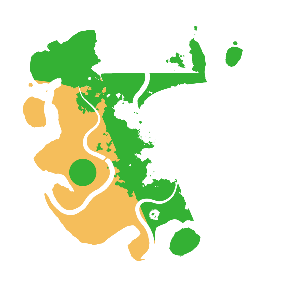 Biome Rust Map: Procedural Map, Size: 2850, Seed: 65656565