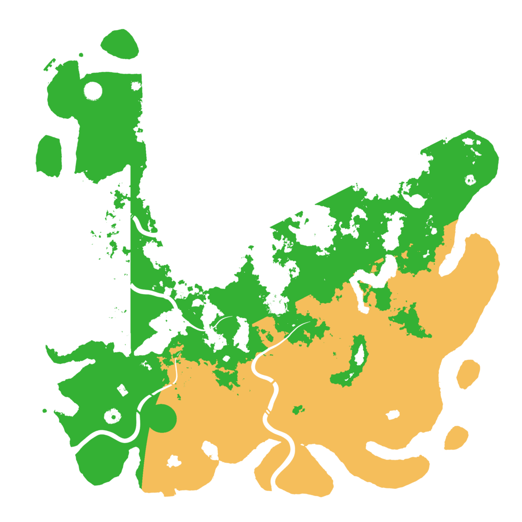 Biome Rust Map: Procedural Map, Size: 5000, Seed: 30739704