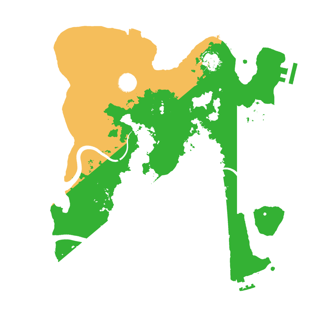 Biome Rust Map: Procedural Map, Size: 3000, Seed: 24105