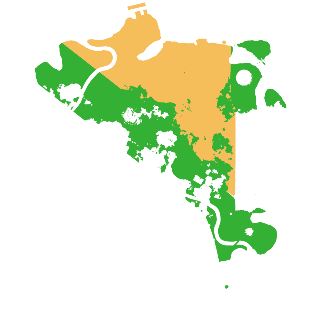 Biome Rust Map: Procedural Map, Size: 3500, Seed: 1452940512