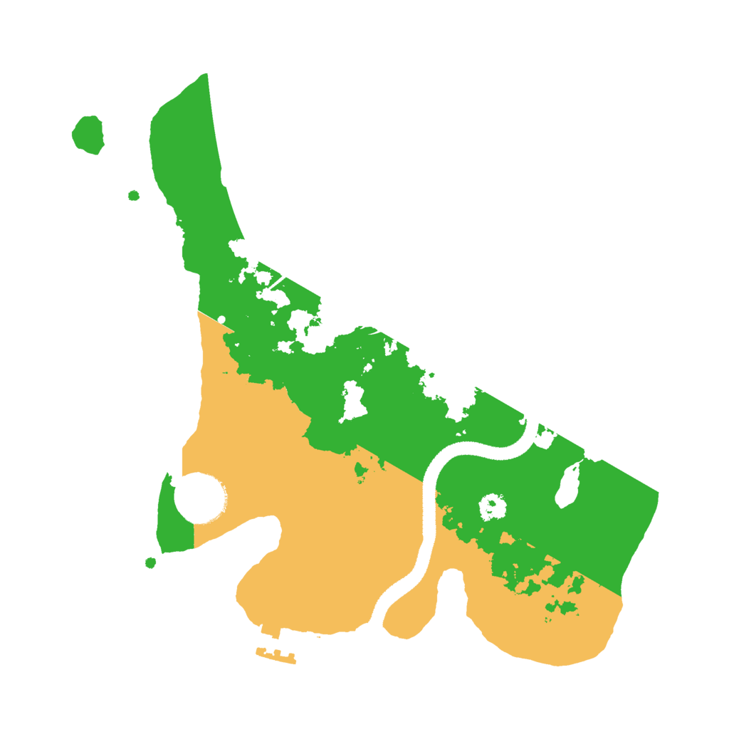 Biome Rust Map: Procedural Map, Size: 2700, Seed: 35857527