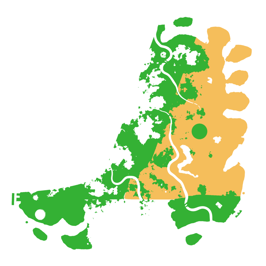 Biome Rust Map: Procedural Map, Size: 4500, Seed: 648213133