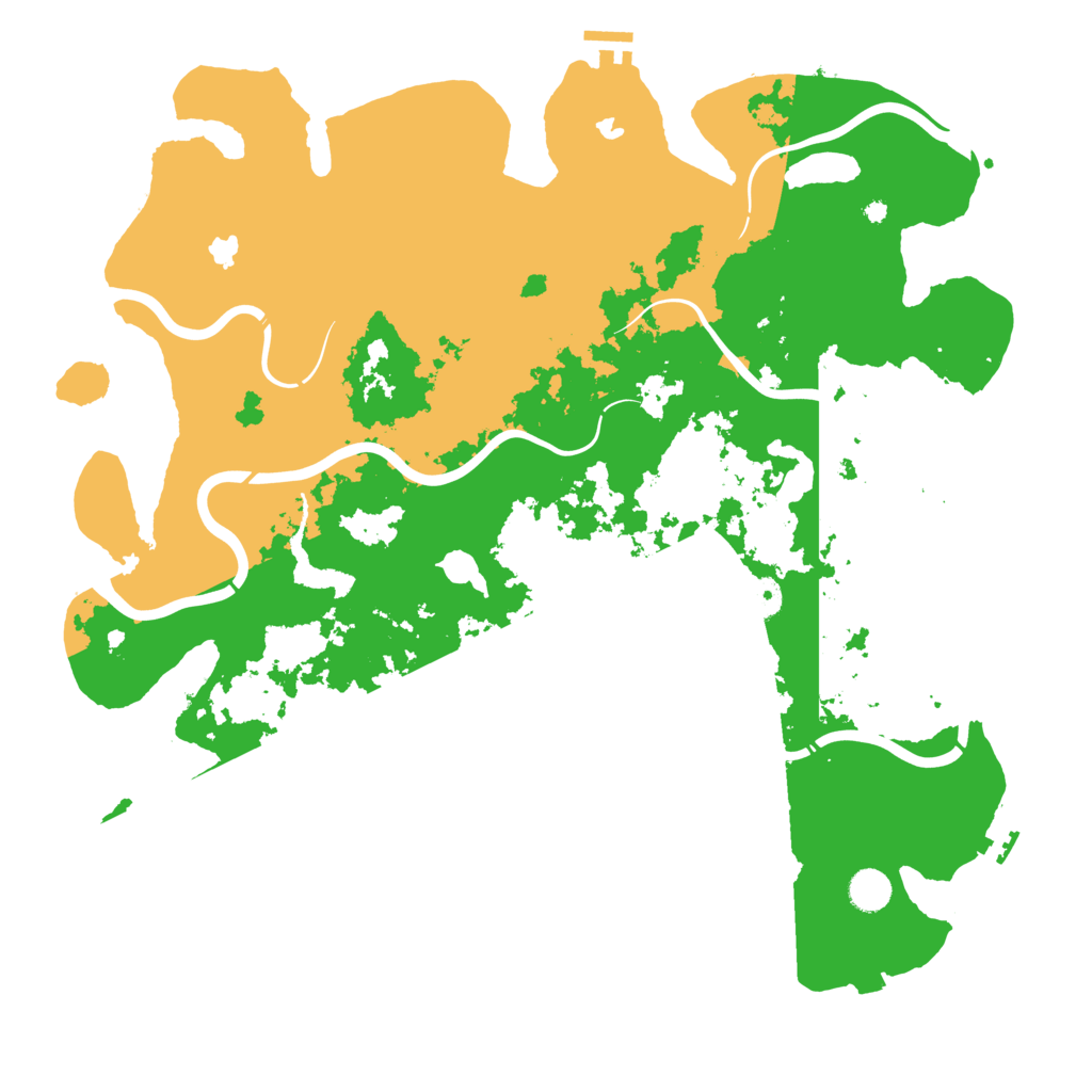 Biome Rust Map: Procedural Map, Size: 4500, Seed: 403409