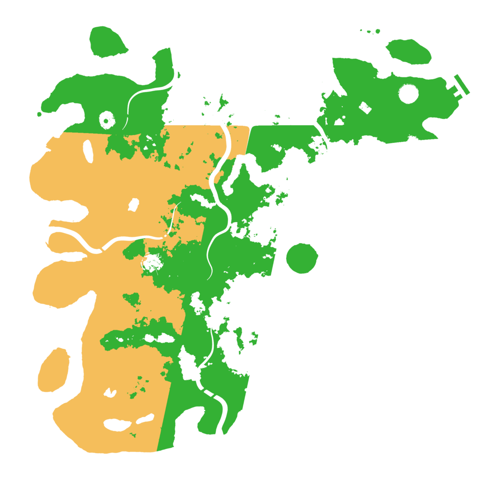 Biome Rust Map: Procedural Map, Size: 4500, Seed: 83646664