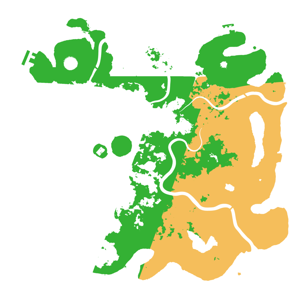 Biome Rust Map: Procedural Map, Size: 4000, Seed: 495135024