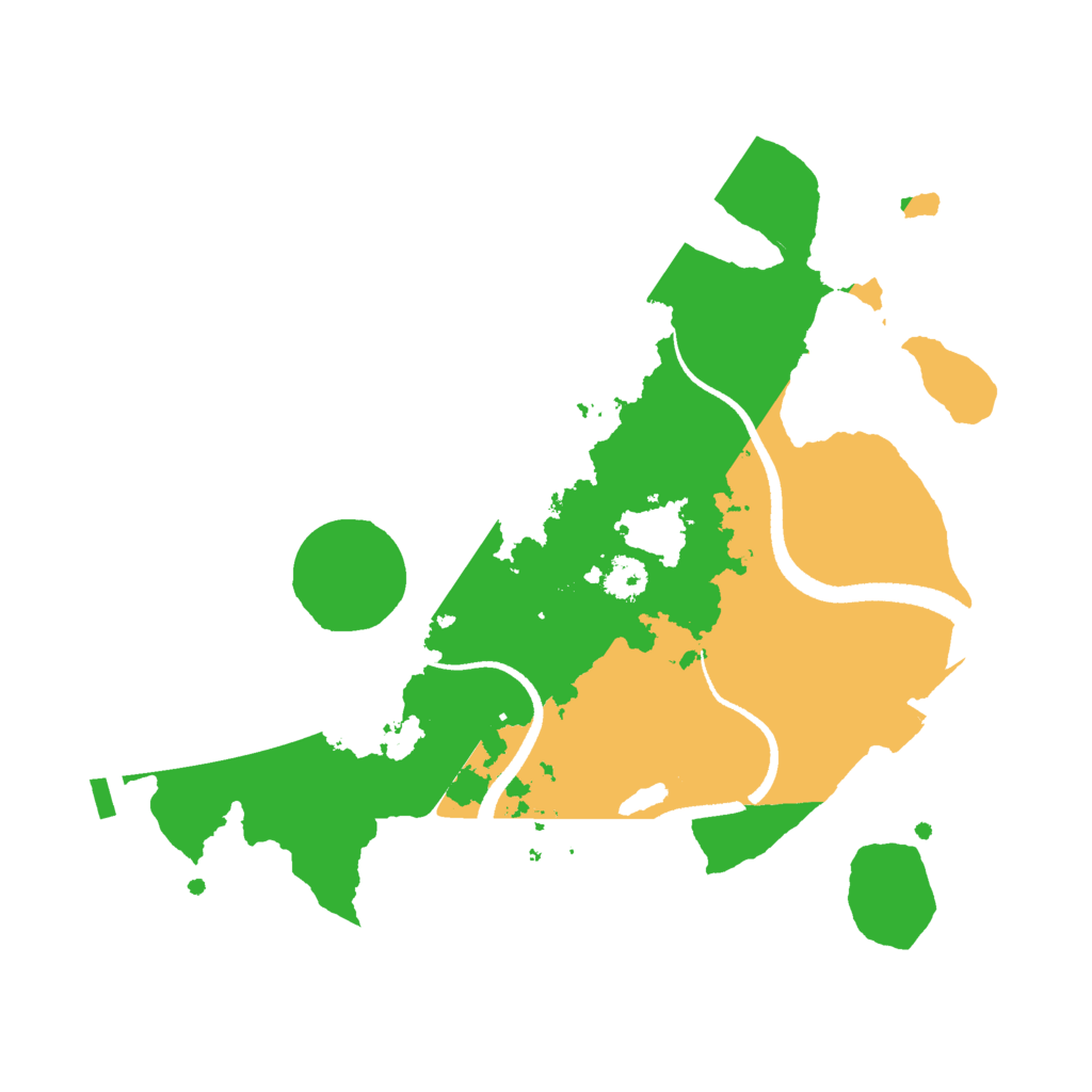 Biome Rust Map: Procedural Map, Size: 2600, Seed: 1642035