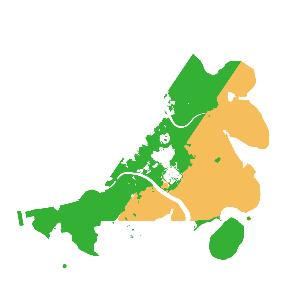 Biome Rust Map: Procedural Map, Size: 2850, Seed: 1642035