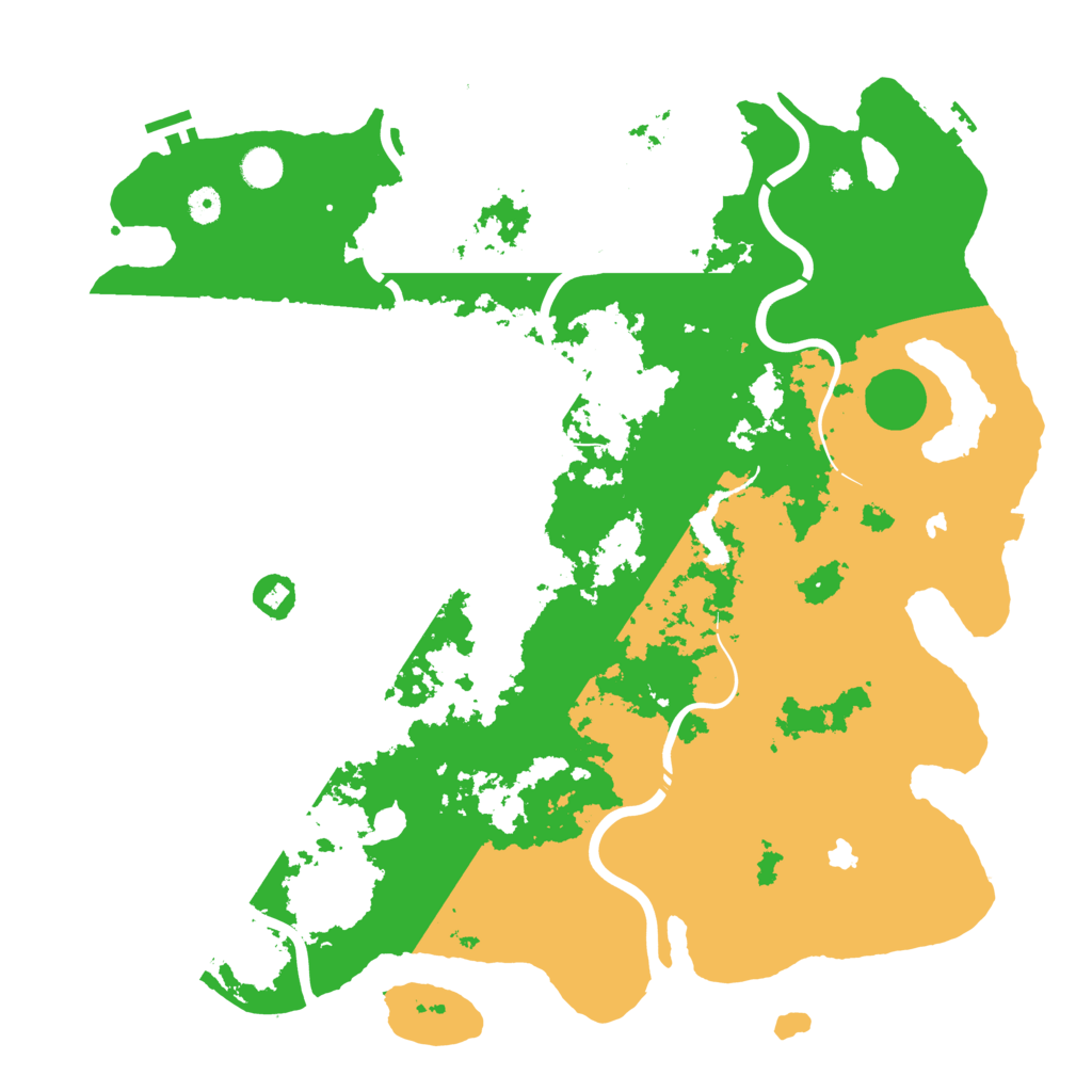 Biome Rust Map: Procedural Map, Size: 4700, Seed: 100816564
