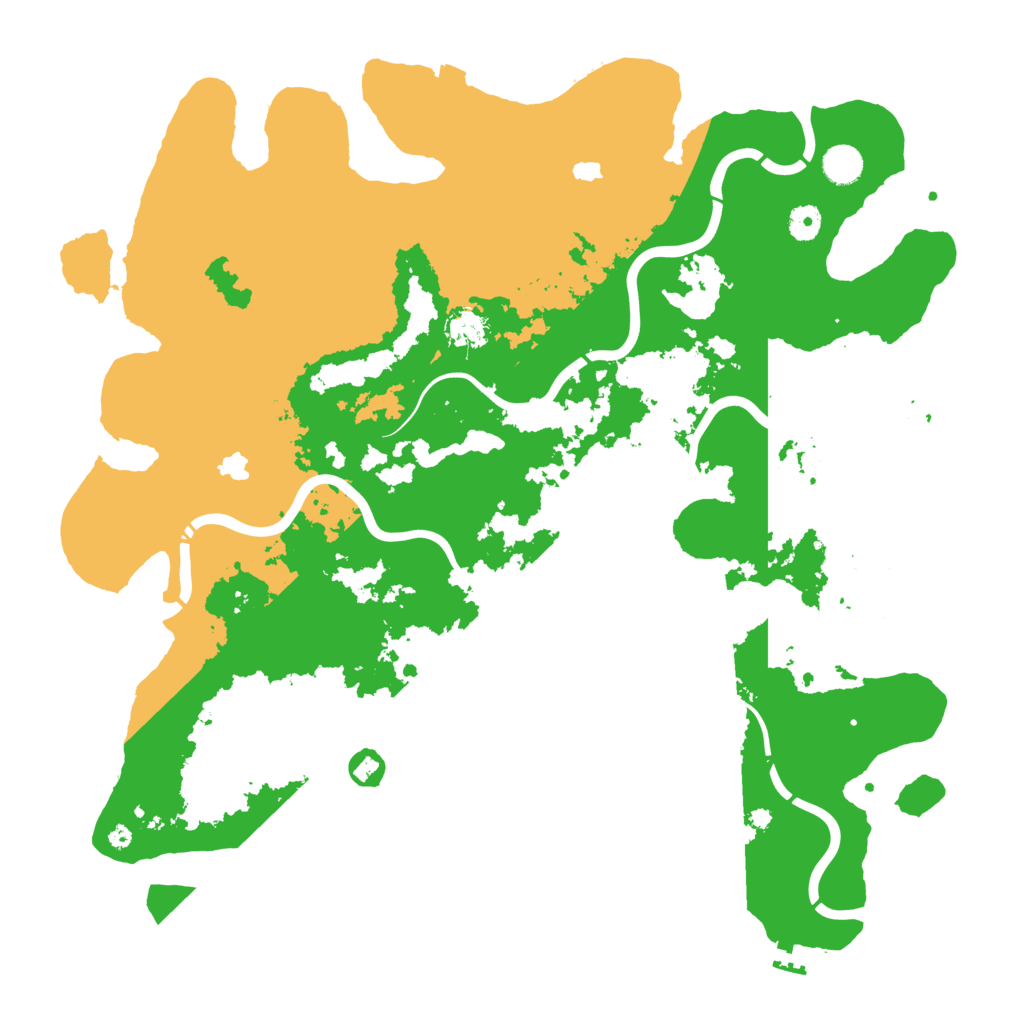Biome Rust Map: Procedural Map, Size: 4500, Seed: 571411003