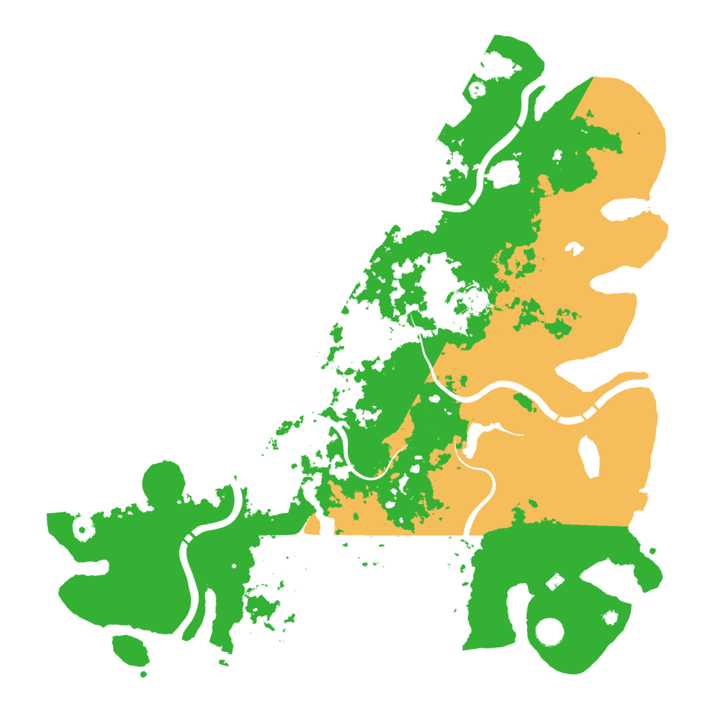 Biome Rust Map: Procedural Map, Size: 4500, Seed: 1033351009