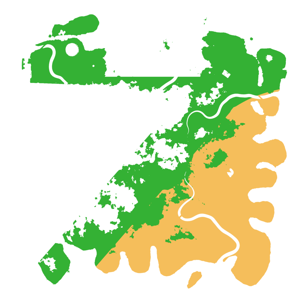 Biome Rust Map: Procedural Map, Size: 4200, Seed: 718693