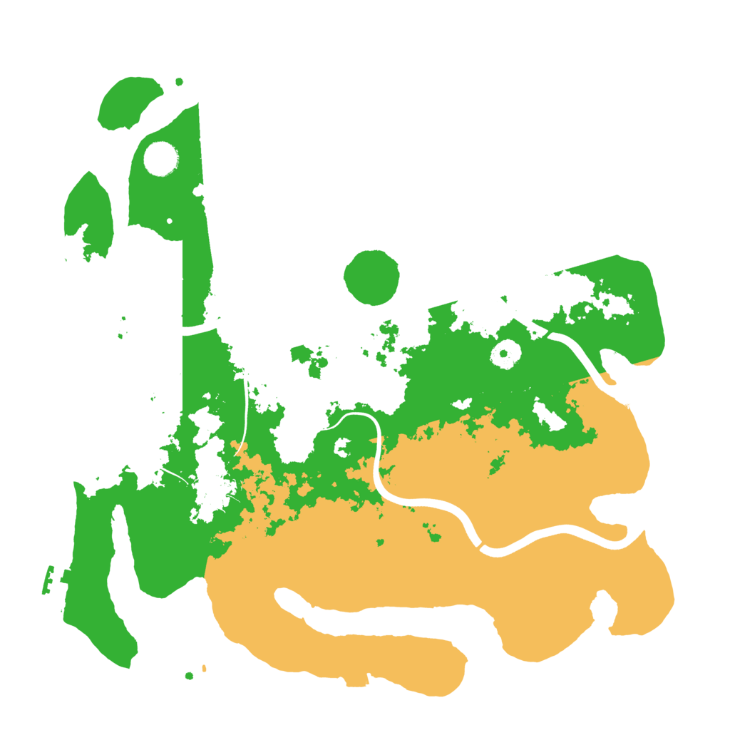 Biome Rust Map: Procedural Map, Size: 3750, Seed: 2066135447