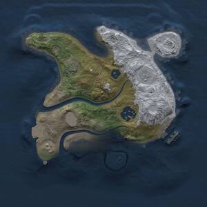 Thumbnail Rust Map: Procedural Map, Size: 2200, Seed: 891348573, 5 Monuments