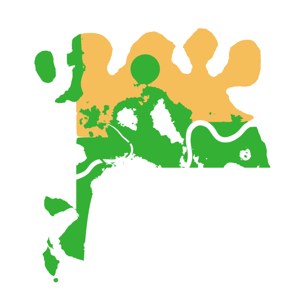 Biome Rust Map: Procedural Map, Size: 2750, Seed: 7777777