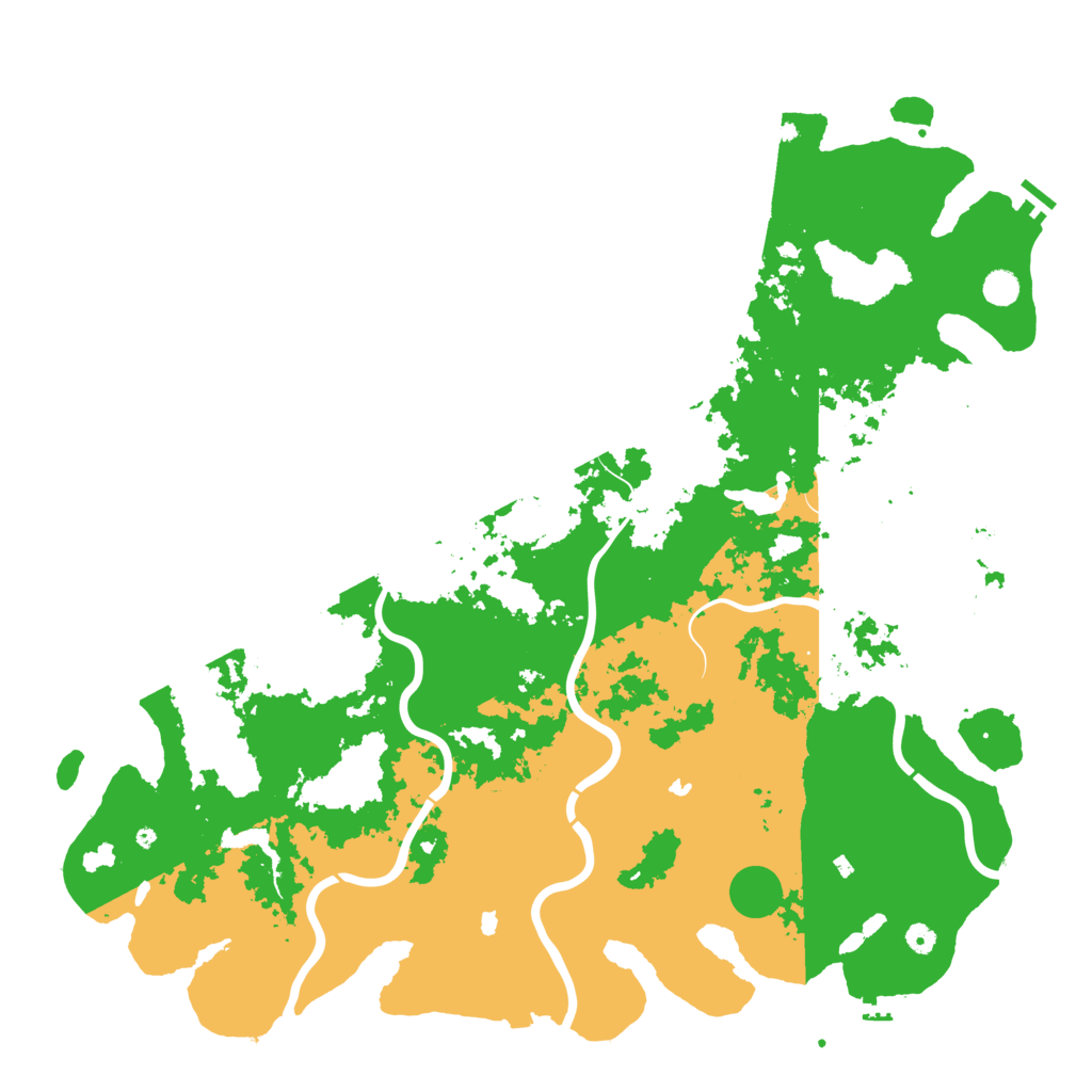 Biome Rust Map: Procedural Map, Size: 5500, Seed: 1483965390