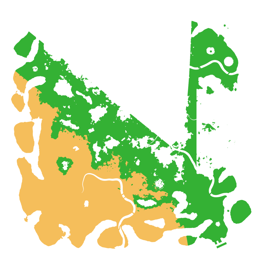 Biome Rust Map: Procedural Map, Size: 5000, Seed: 676767