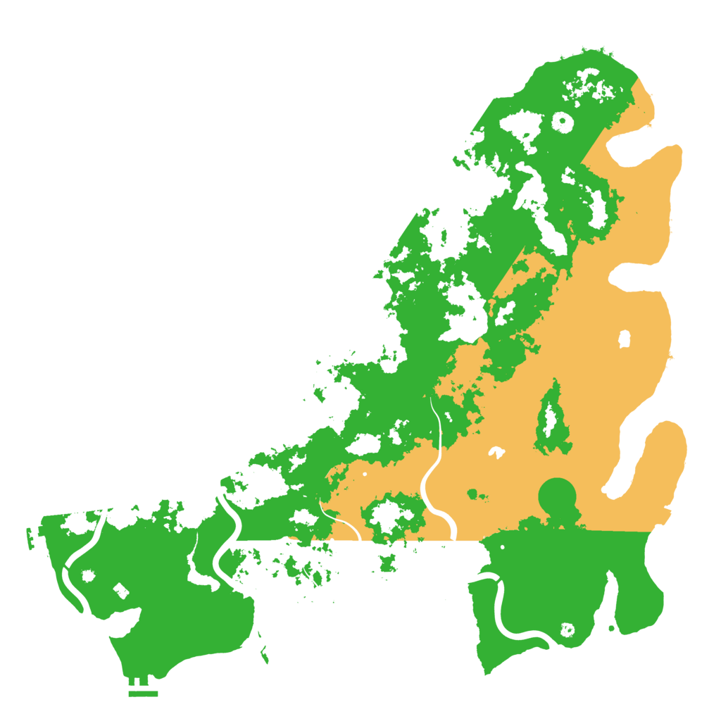 Biome Rust Map: Procedural Map, Size: 5000, Seed: 726056237