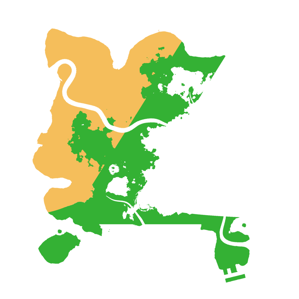 Biome Rust Map: Procedural Map, Size: 3000, Seed: 94481