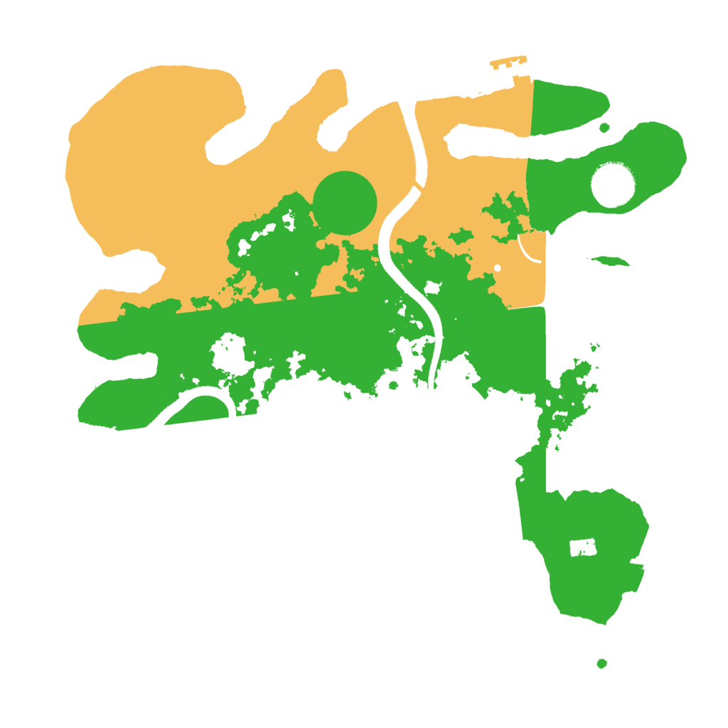 Biome Rust Map: Procedural Map, Size: 3000, Seed: 60994839