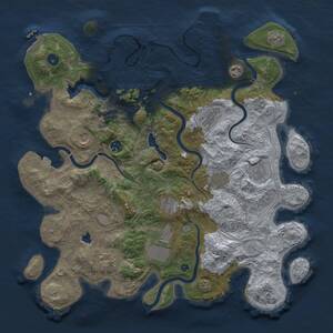 Thumbnail Rust Map: Procedural Map, Size: 4250, Seed: 759515874, 16 Monuments