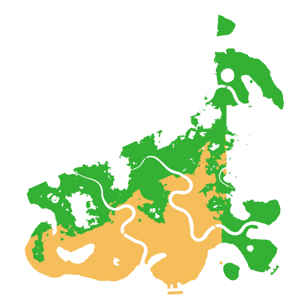 Biome Rust Map: Procedural Map, Size: 4000, Seed: 1325828590