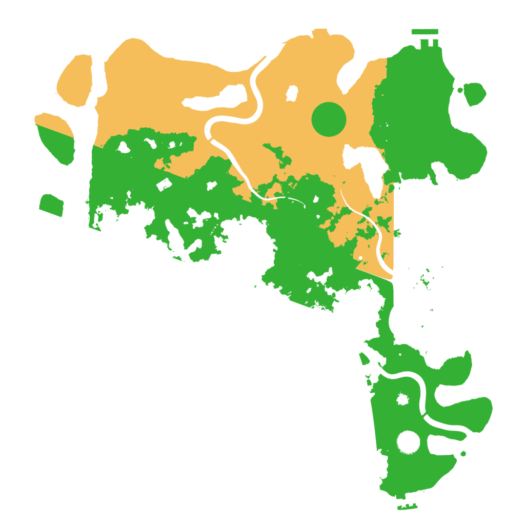 Biome Rust Map: Procedural Map, Size: 4000, Seed: 952416043
