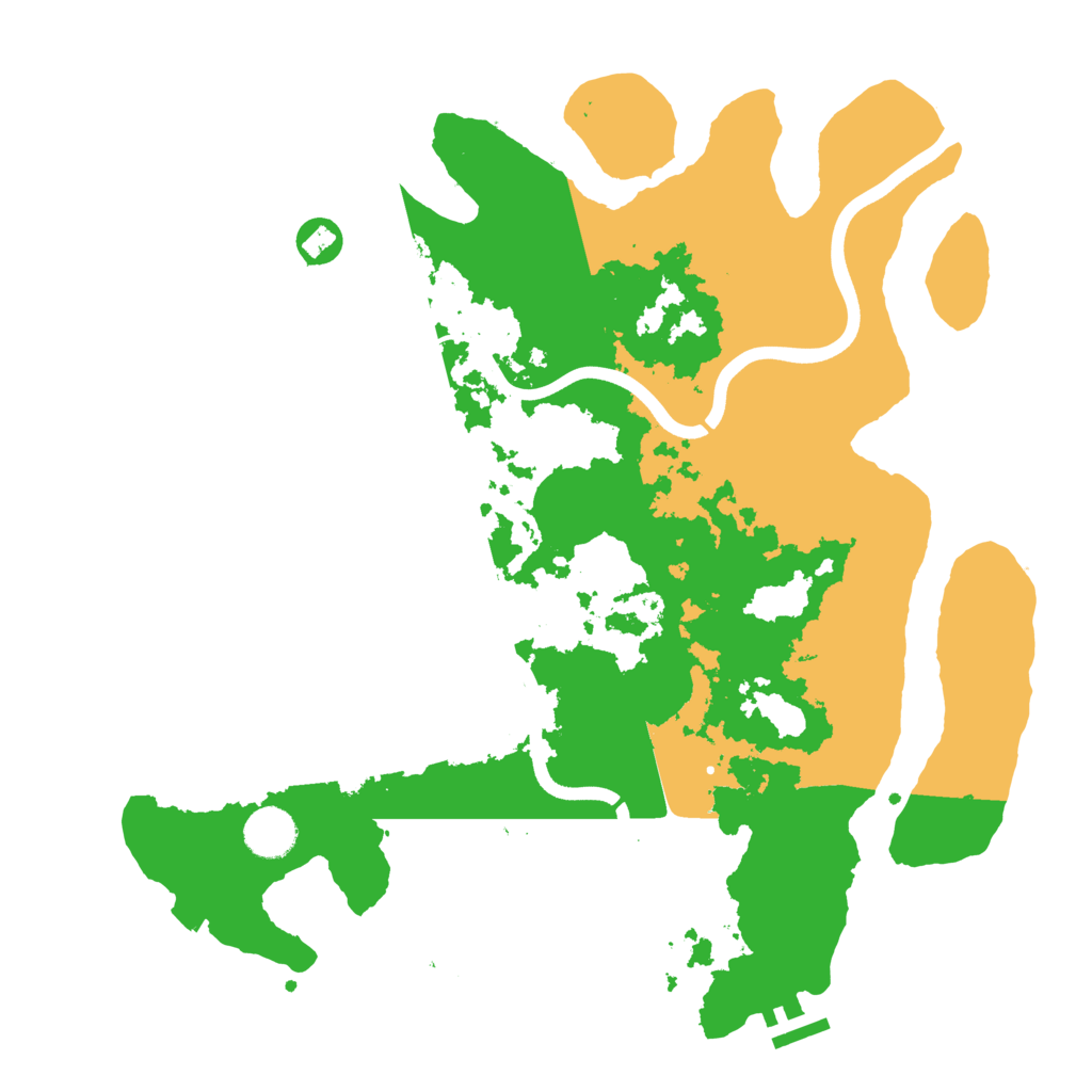 Biome Rust Map: Procedural Map, Size: 3750, Seed: 876923615