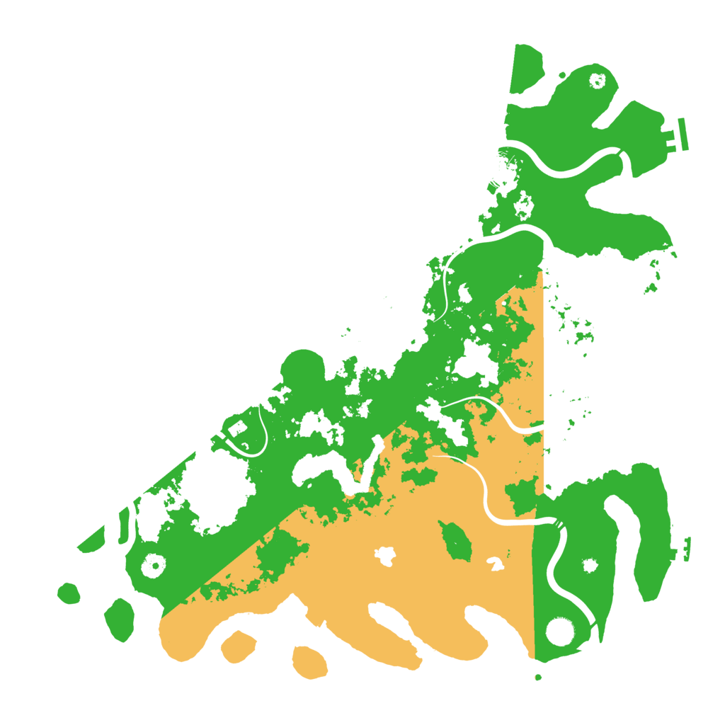 Biome Rust Map: Procedural Map, Size: 4500, Seed: 931337115