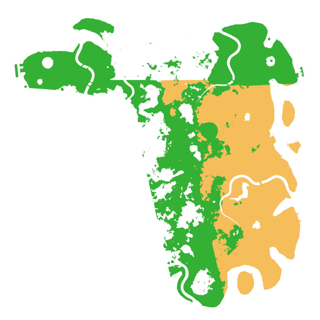 Biome Rust Map: Procedural Map, Size: 5000, Seed: 24867467