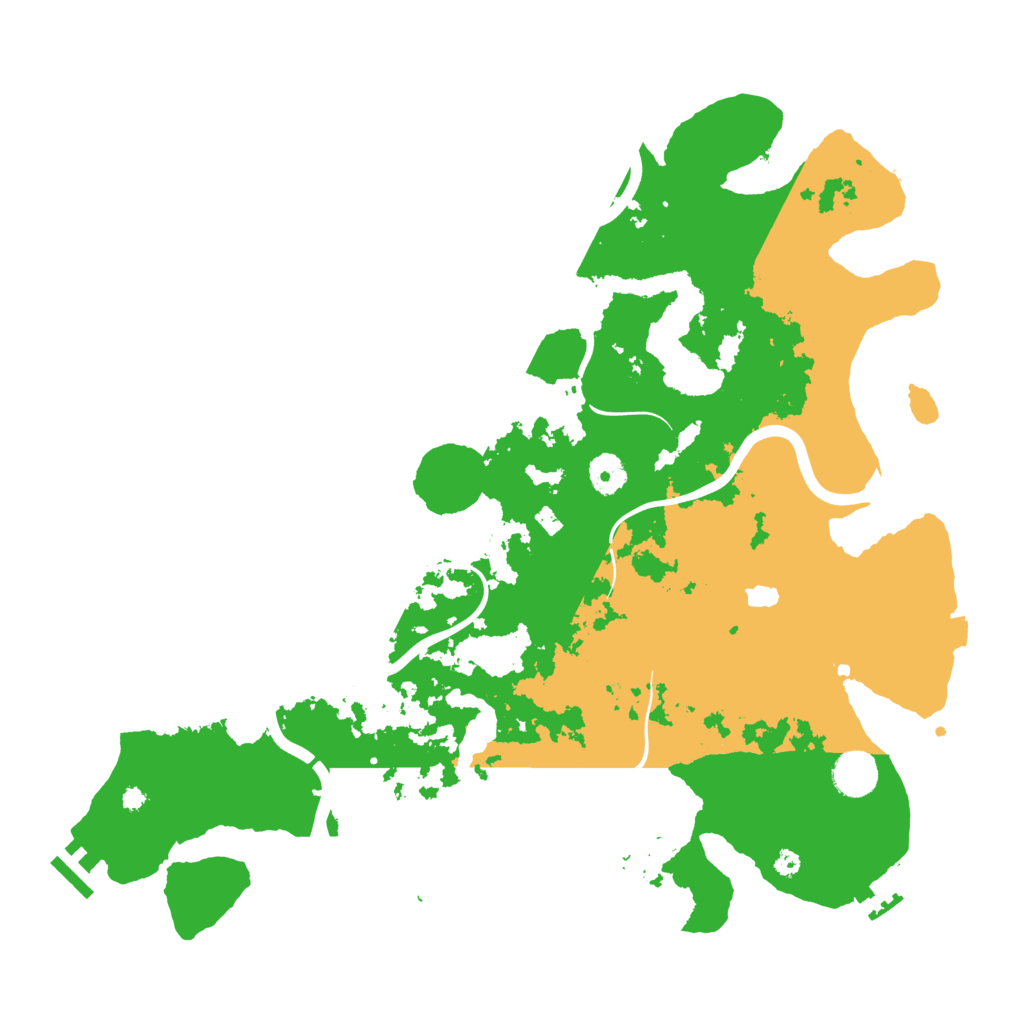 Biome Rust Map: Procedural Map, Size: 4000, Seed: 938674520