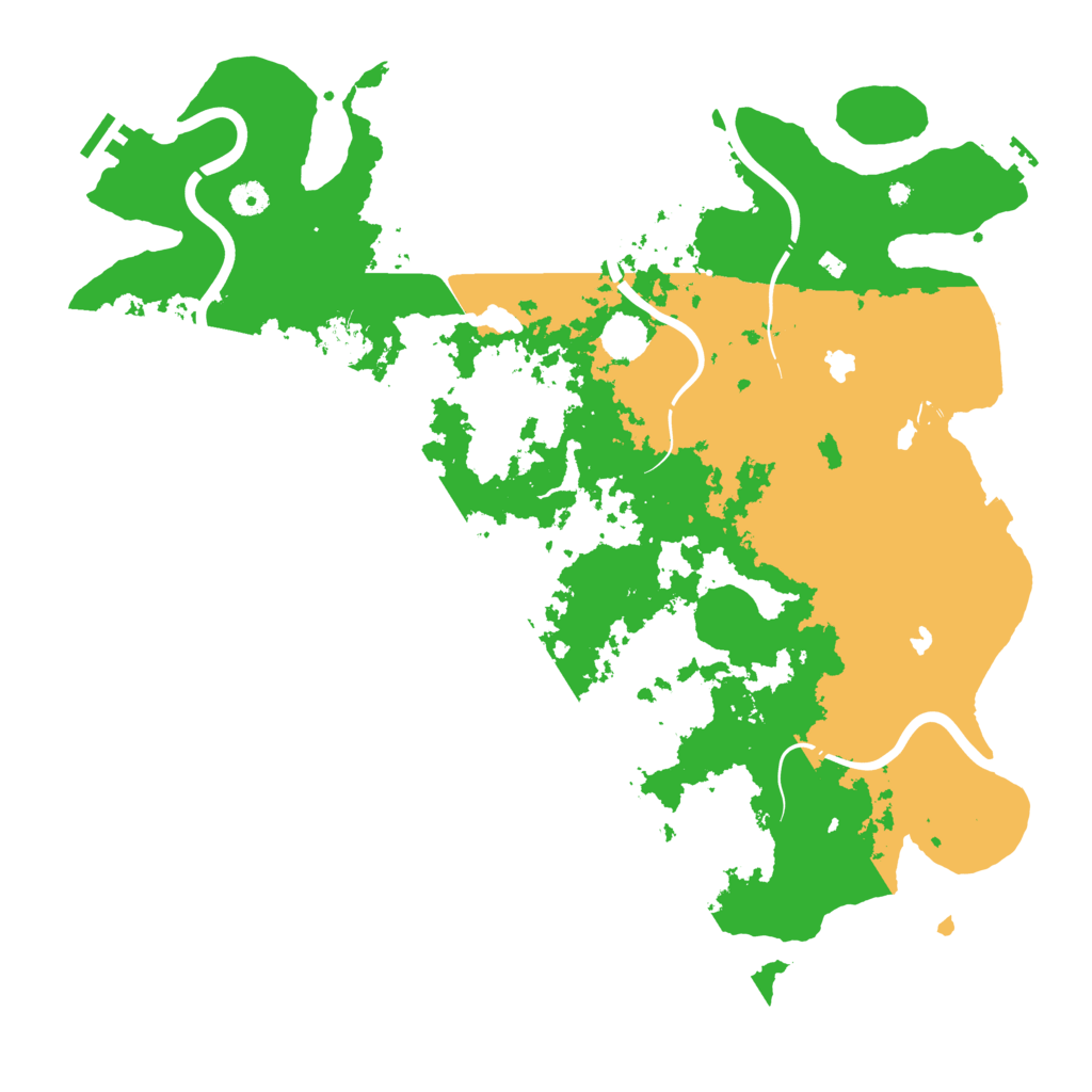 Biome Rust Map: Procedural Map, Size: 4500, Seed: 450283691
