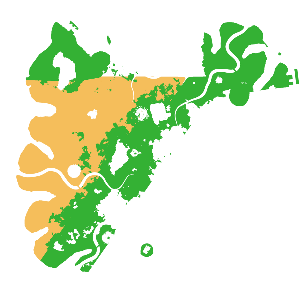 Biome Rust Map: Procedural Map, Size: 4100, Seed: 32569841