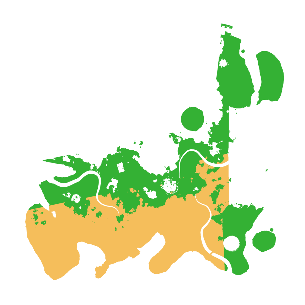 Biome Rust Map: Procedural Map, Size: 3500, Seed: 815713663