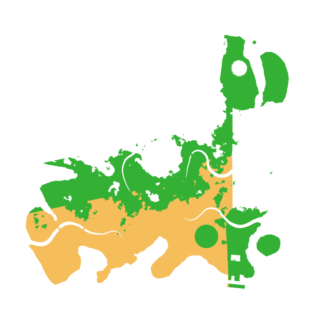 Biome Rust Map: Procedural Map, Size: 3500, Seed: 815713663