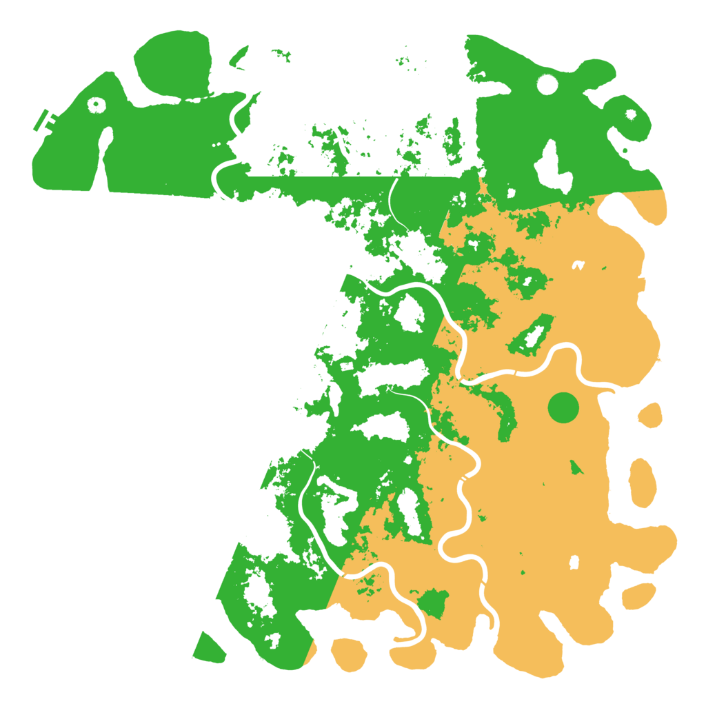 Biome Rust Map: Procedural Map, Size: 6000, Seed: 363246898