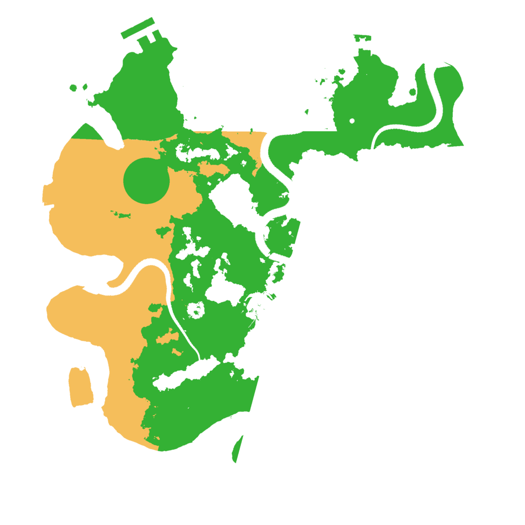 Biome Rust Map: Procedural Map, Size: 3000, Seed: 22431